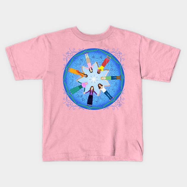 Unite for Peace Kids T-Shirt by TheresaFlaherty